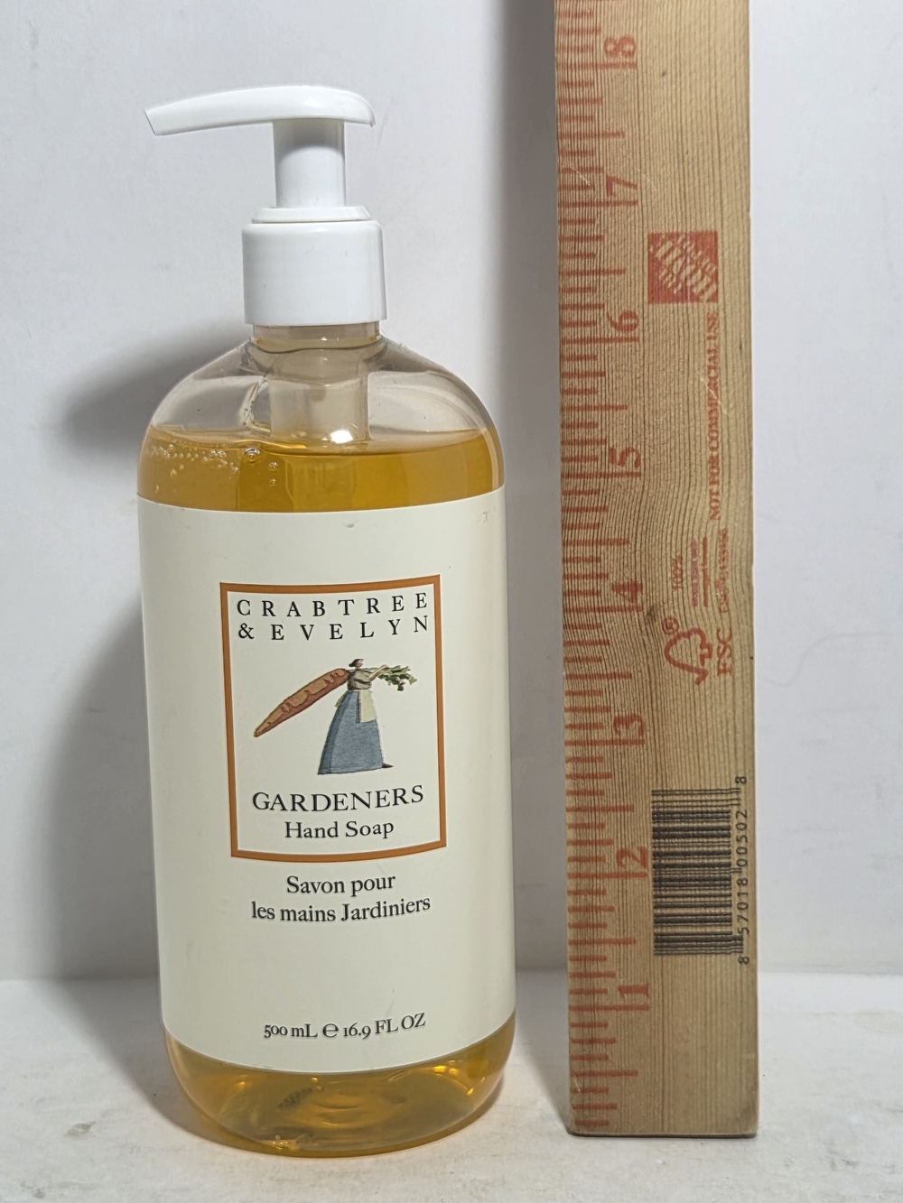 Crabtree & Evelyn Gardeners Hand Soap - 16.9 fl oz / 500 mL Pump Bottle